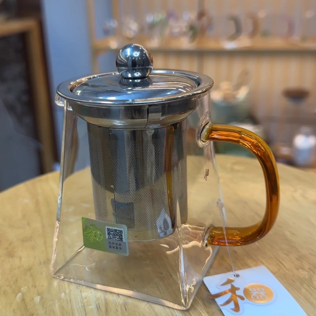 玻璃手工艺品禾器翰然公道杯琥珀色