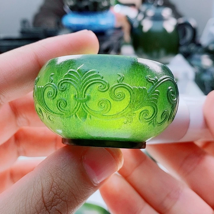 和田玉（青玉）未镶嵌把件