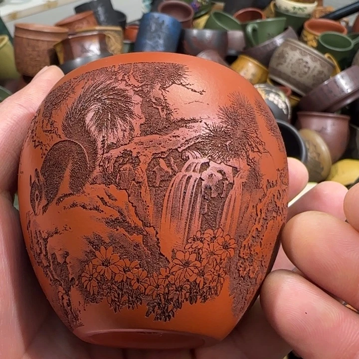 茶杯紫砂全手工制作工艺