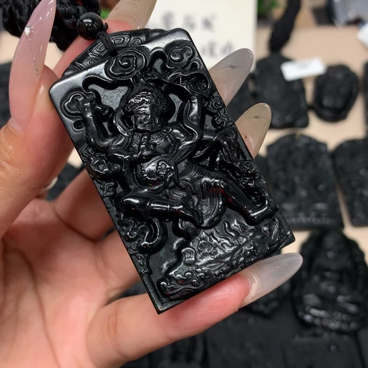 天然a货钢琴黑挂件