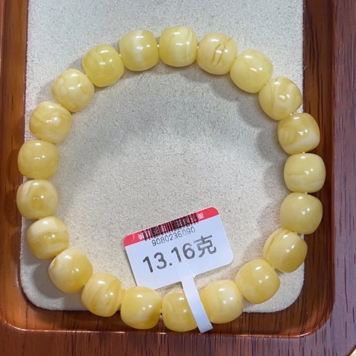 未镶嵌蜜蜡手链蜜蜡