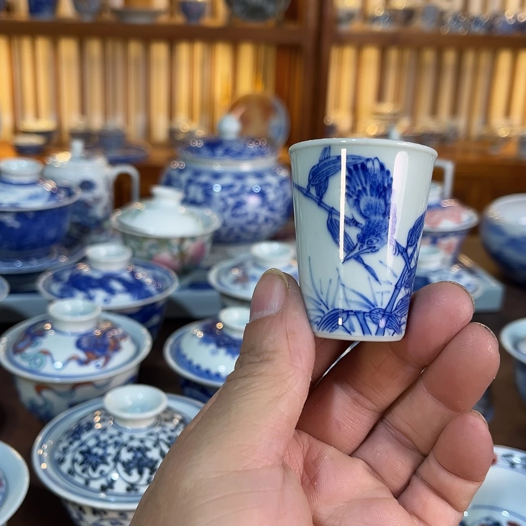 錡镇堂手工手绘绘杯