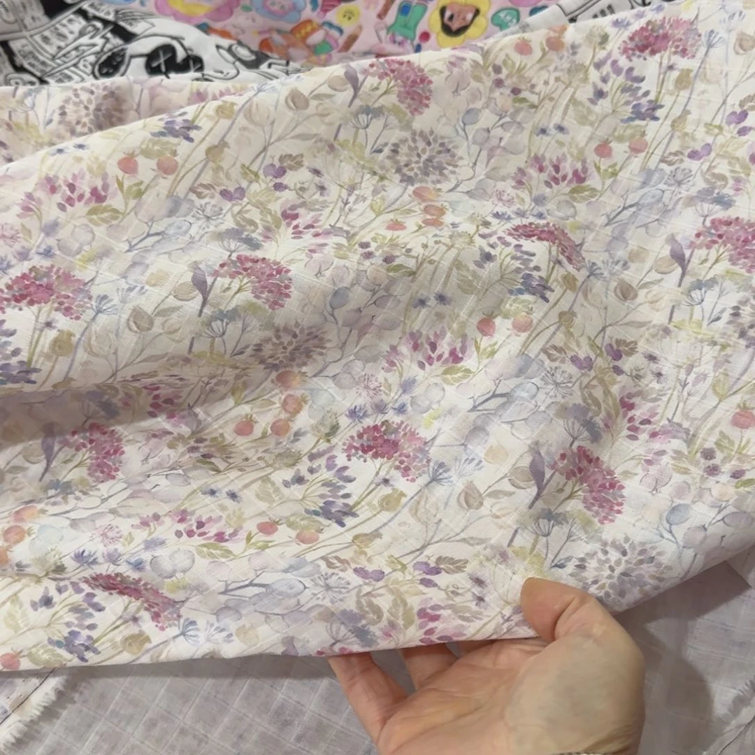 棉超舒服纯棉格纹双层纱1米价x1.67米宽E