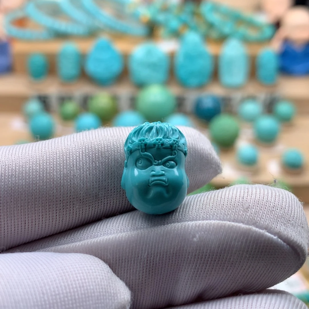 绿松石珠宝奇石未镶嵌