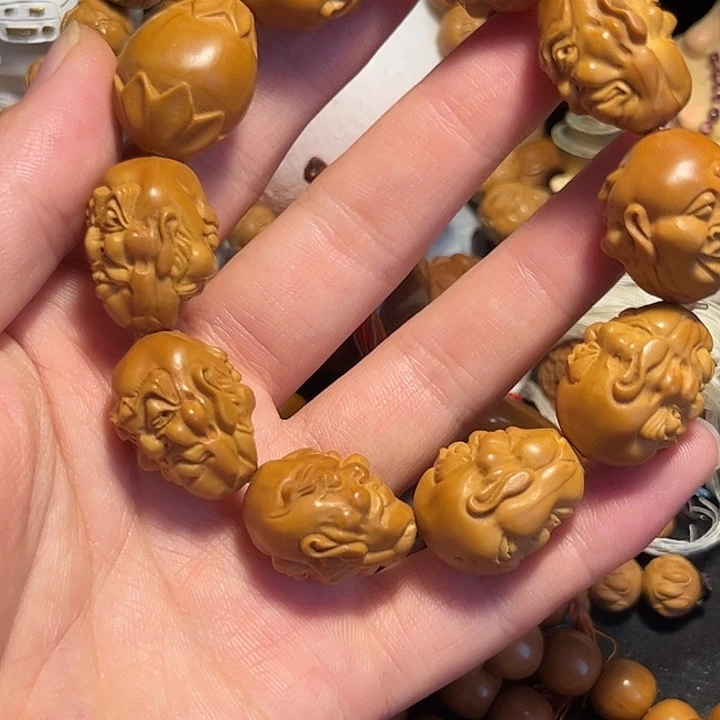 橄榄核手串/手链写实罗汉