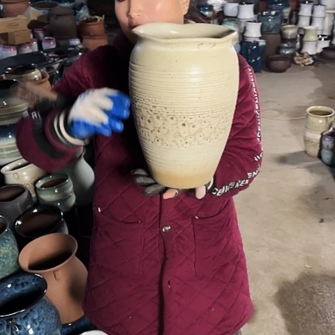 口20高33瑕疵盆子。