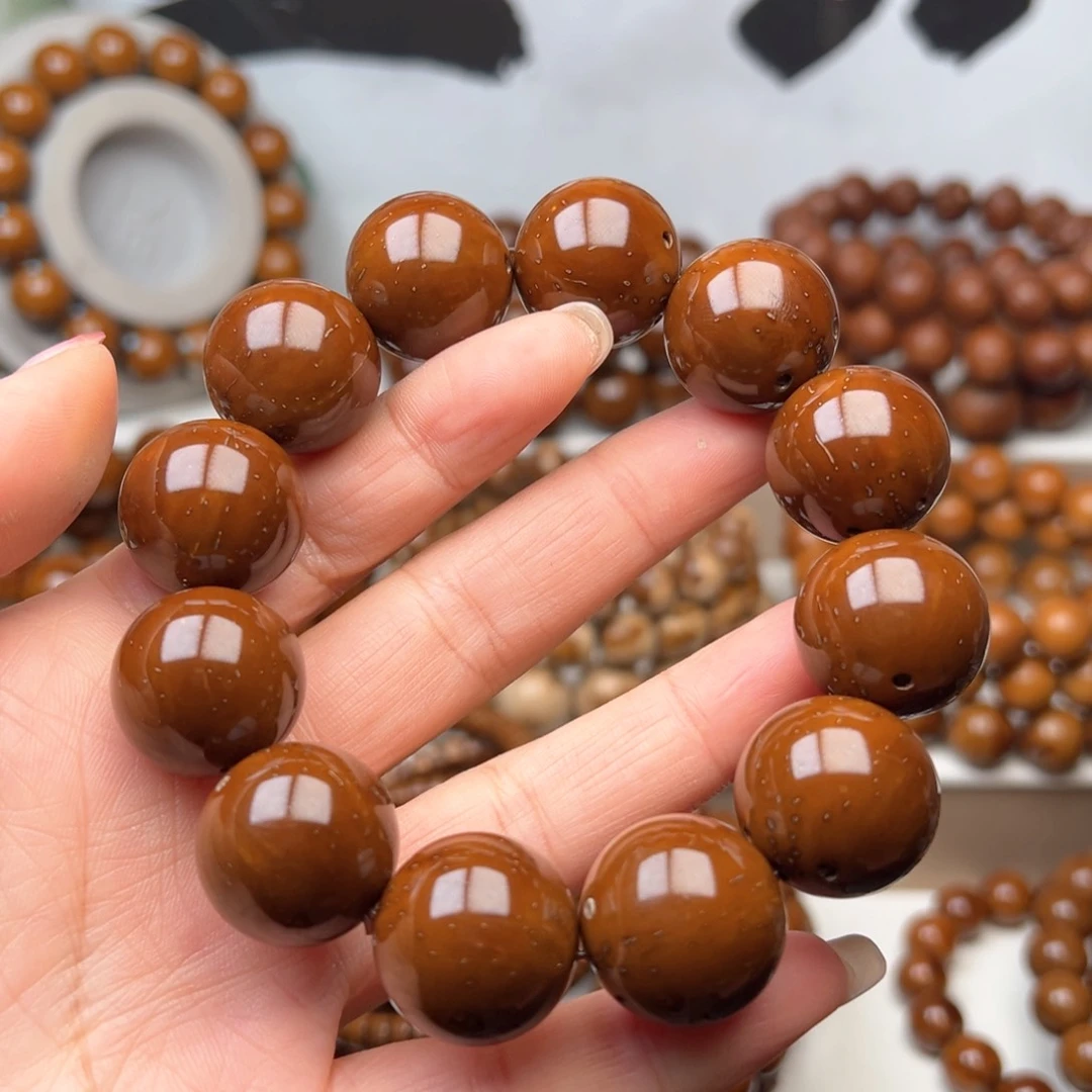 紫金鼠手串J***r20光珠手串