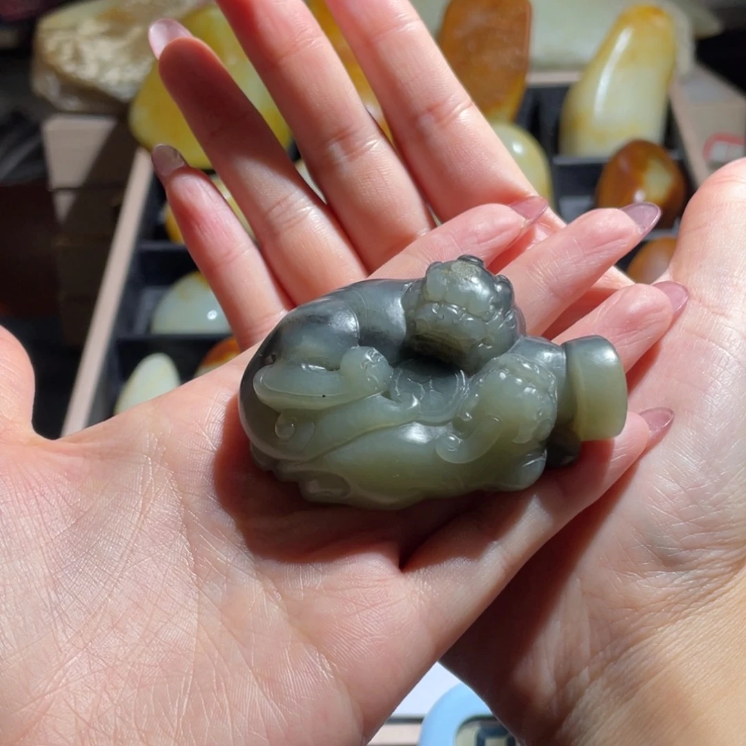 和田玉未镶嵌吊坠(不含链)啊****A