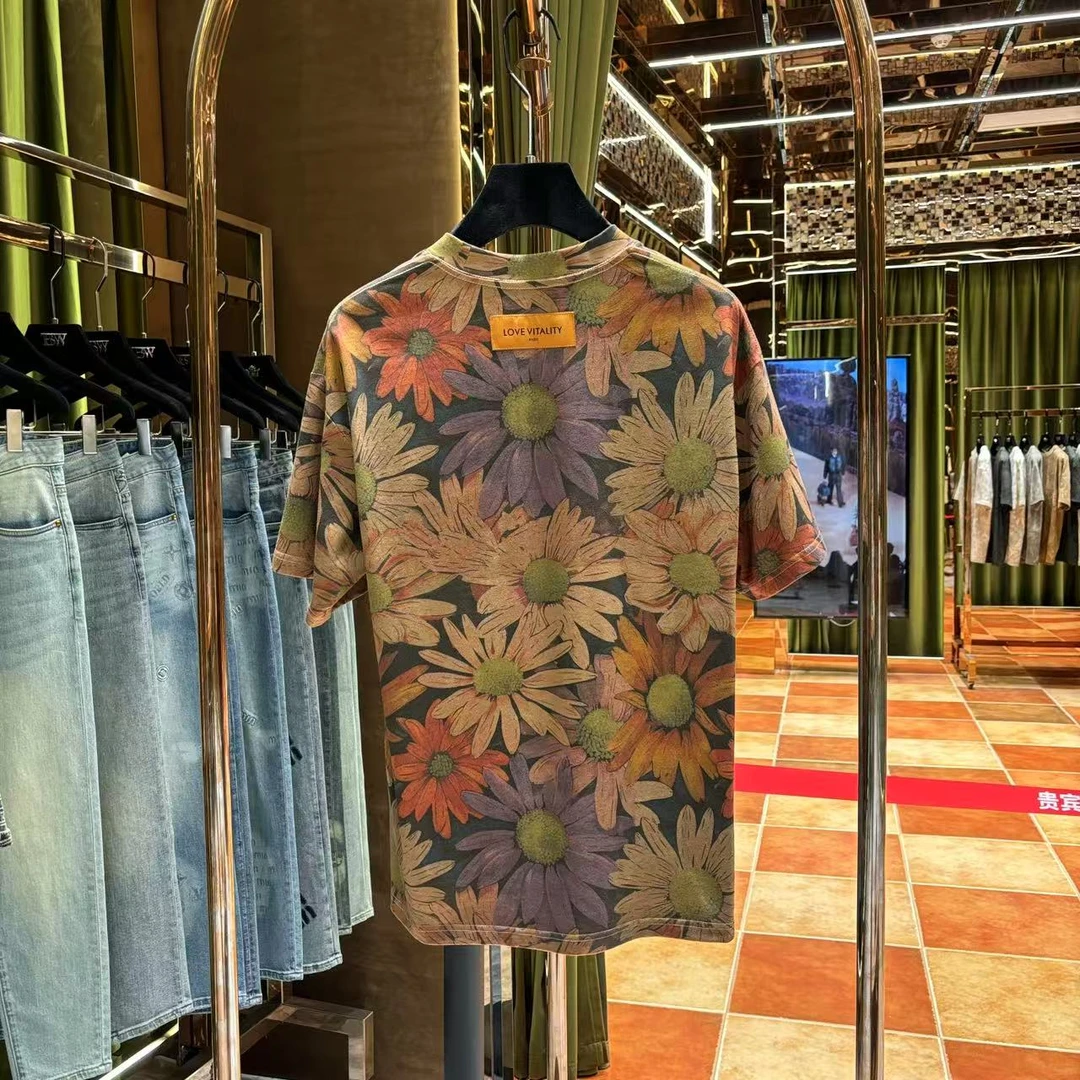 YY【BOBO专属】欧式老钱风重工极简至尊刺绣工艺短袖25480