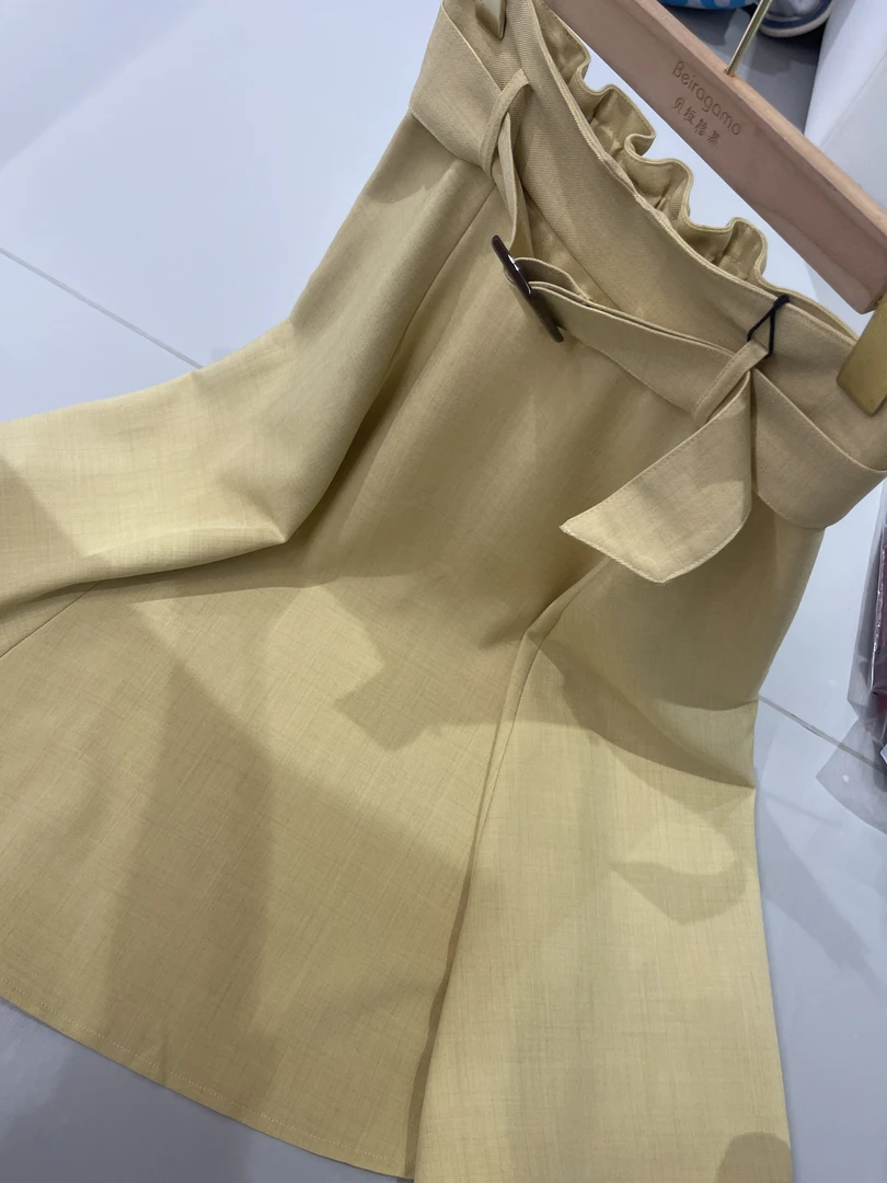 356*高定款高腰大摆伞裙