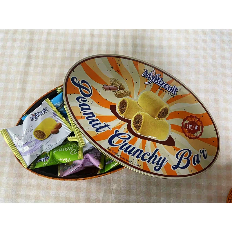 【马来西亚进口】麦比客花生酥138g*2罐装