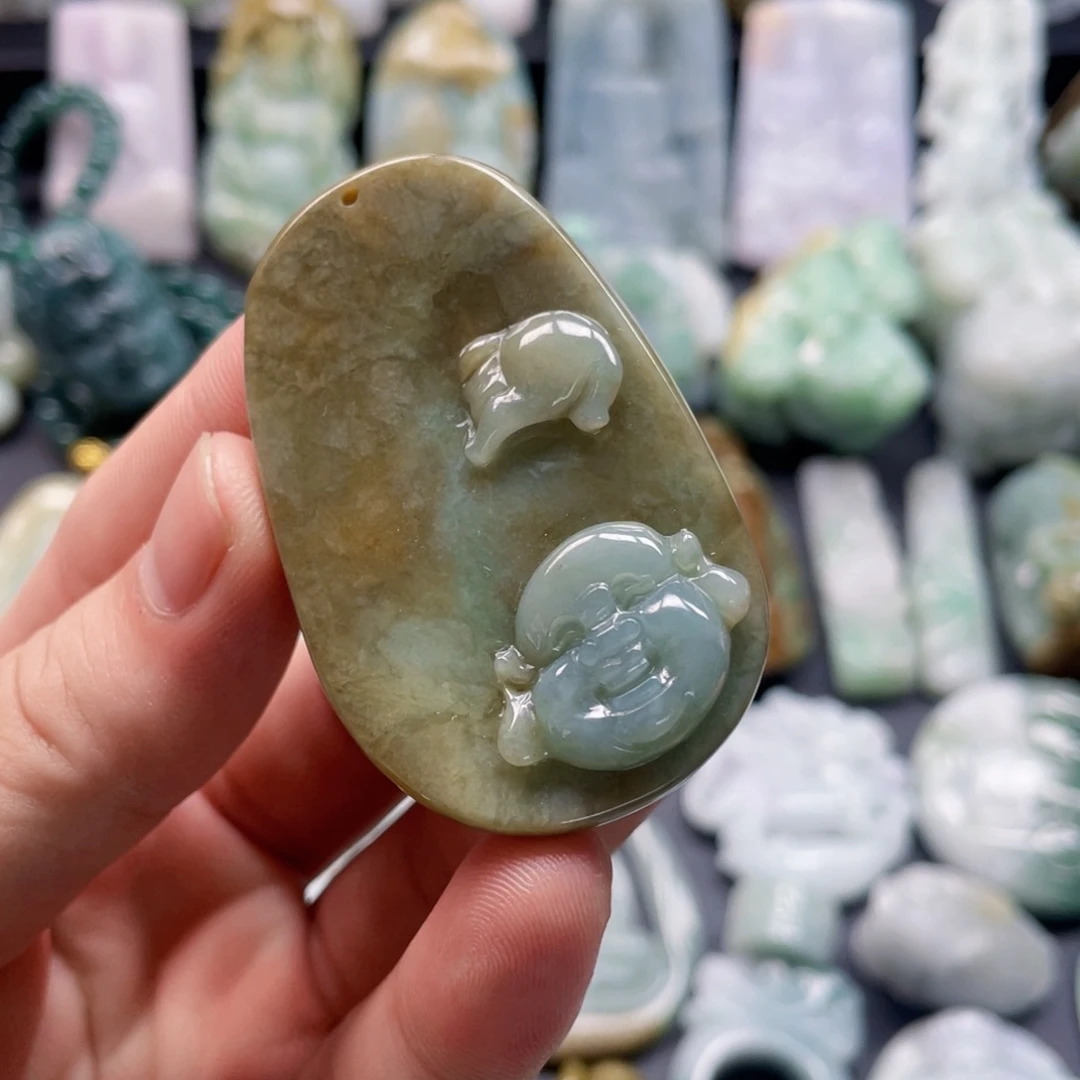 颈饰未镶嵌翡翠翡翠