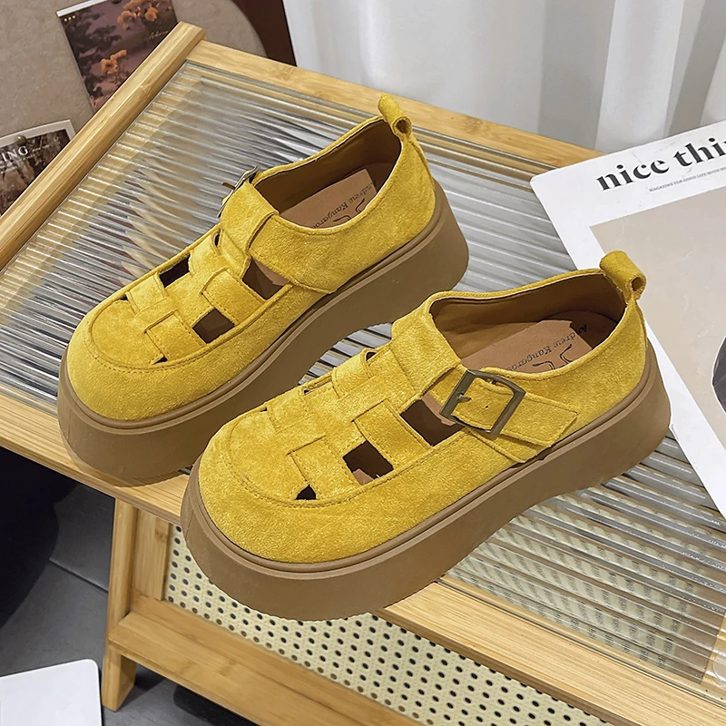 2025新款厚底真皮勃肯时尚休闲百搭透气软底夏季勃肯鞋