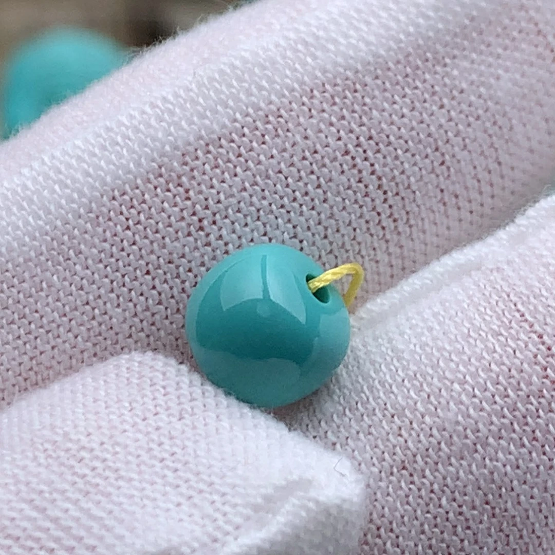 绿松石未镶嵌珠宝奇石7.7mm