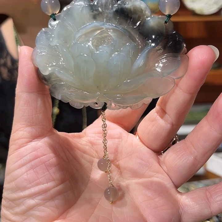 未镶嵌岫玉毛衣链