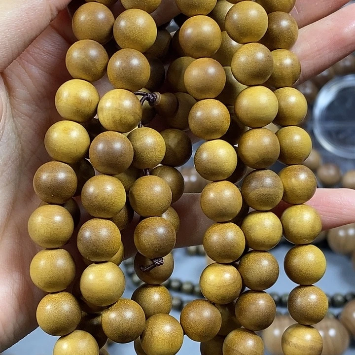 檀香木迈索尔老山檀1.0/108横纹黑肉