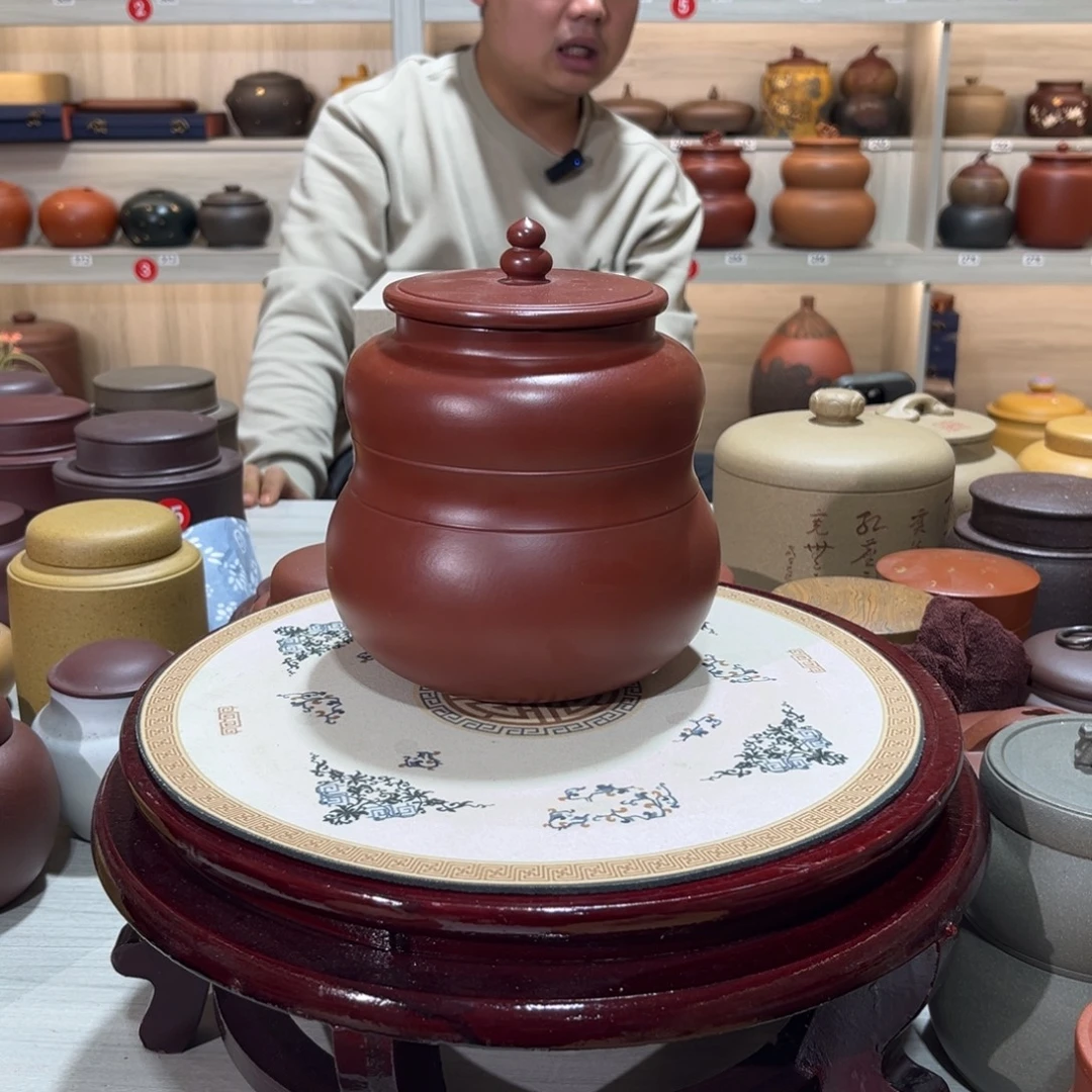 紫砂茶叶罐紫砂罐