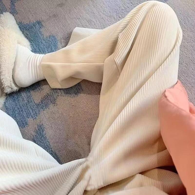 孕妇直筒裤子春秋季网红外穿韩版奶奶裤直筒萝卜裤秋装休闲裤春季