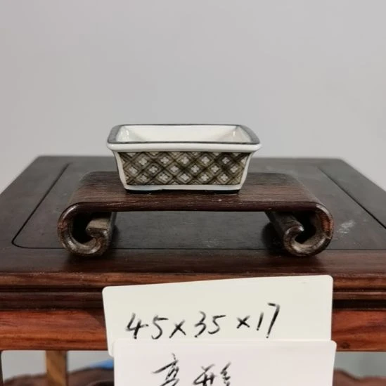 手工坯手绘青花釉下五彩