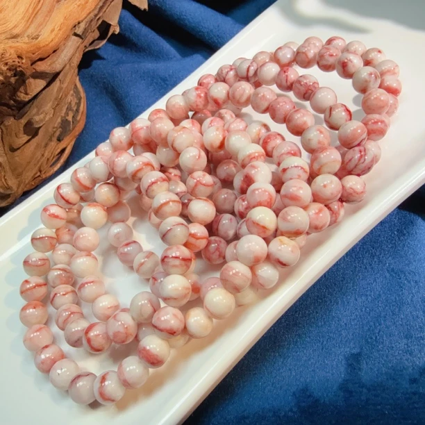 天然辰砂【朱砂手串 190】8+