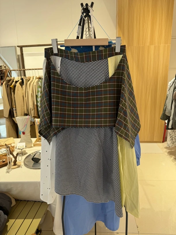 Tyan Tyan拼布半身裙民族风