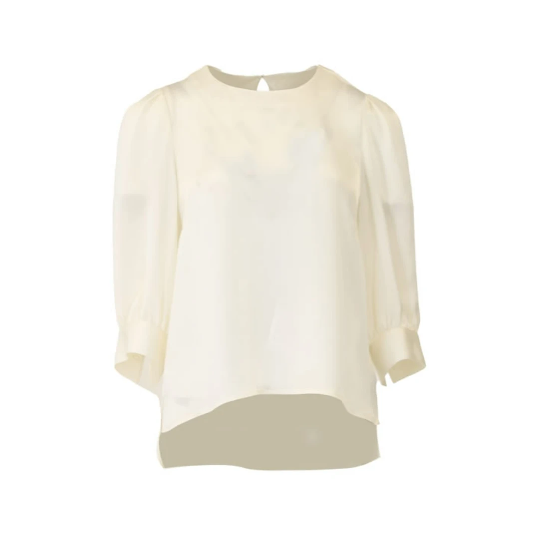 夏女装中袖单上衣22262白色