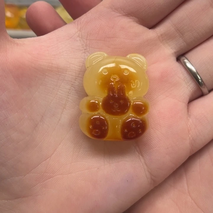 裸石琥珀未镶嵌天然蜜蜡配件