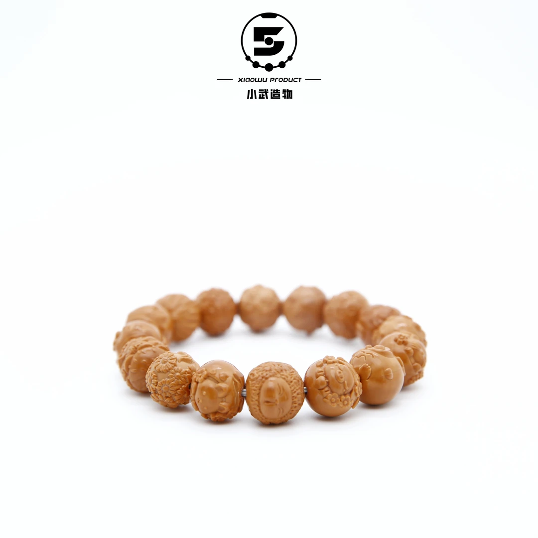 猴头核桃雕刻 可爱 多宝手串