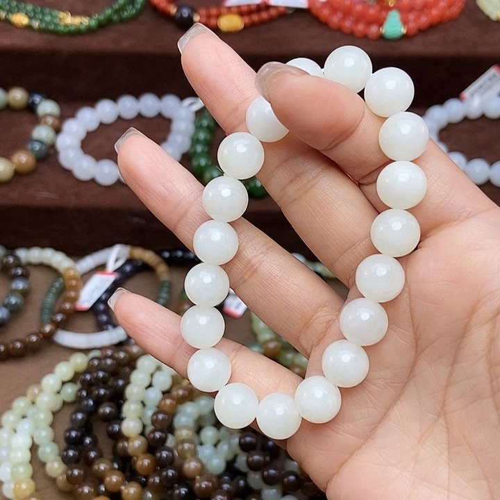 和田玉手链未镶嵌