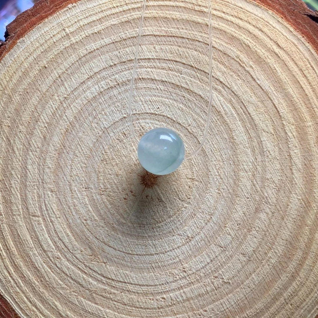 翡翠未镶嵌手链12.8mm飘花
