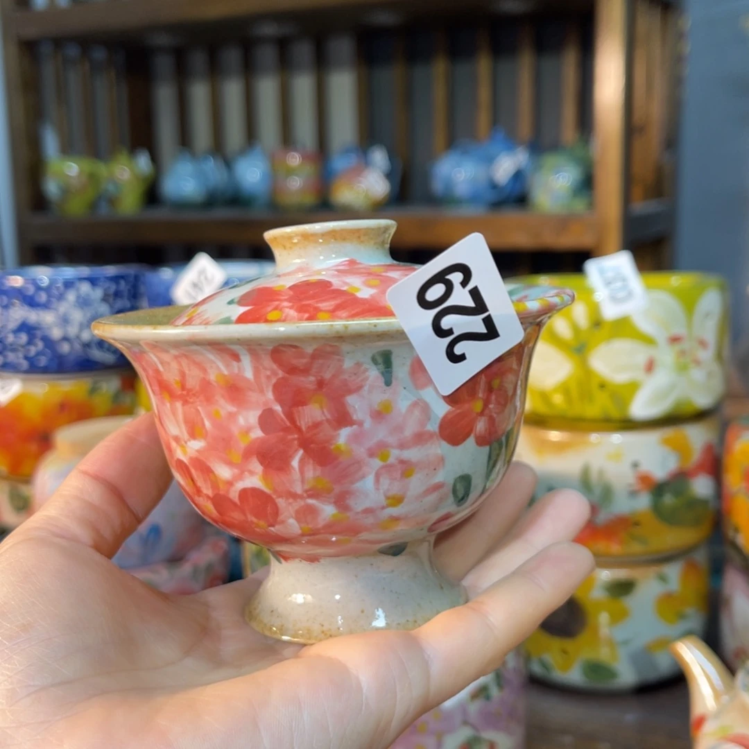 杯素浅陶瓷手工手绘