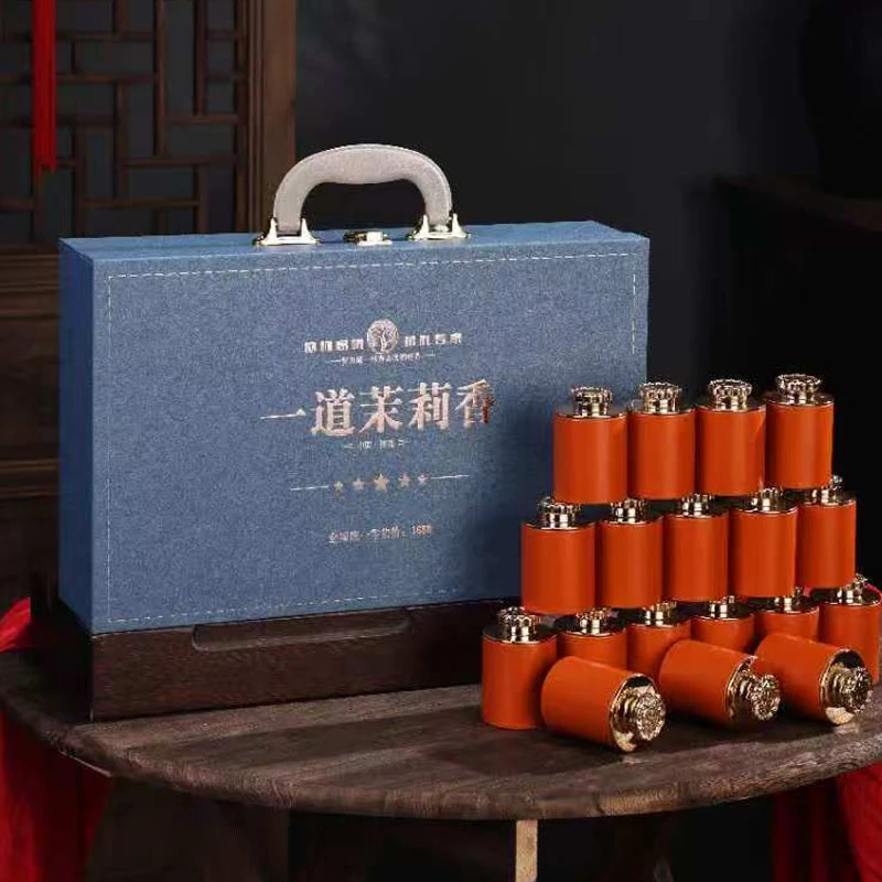 正宗广西横县茉莉花茶礼盒包装新茶浓香型茉莉花茶过年佳节日送礼