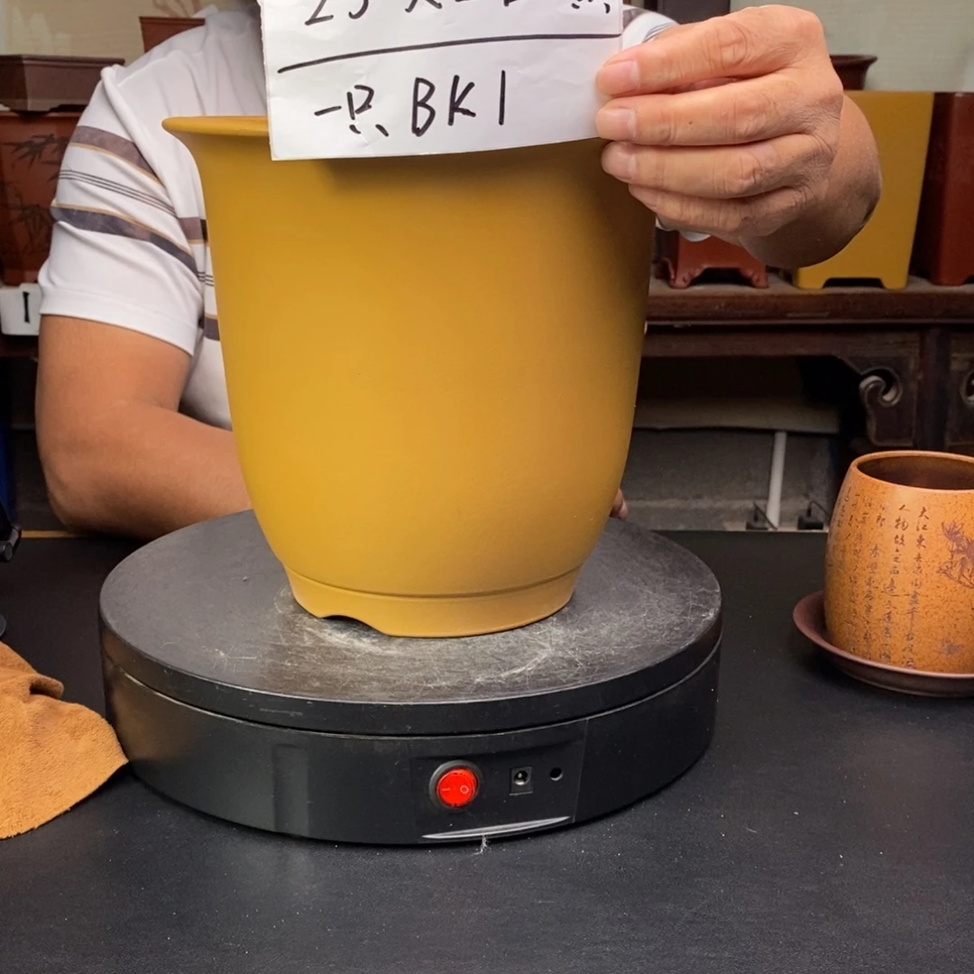 紫砂花盆货号一只BK1