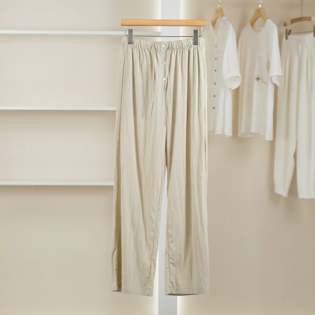 【麦迪尚品02】5061461 夏季轻薄休闲甩甩裤品牌撤柜女装