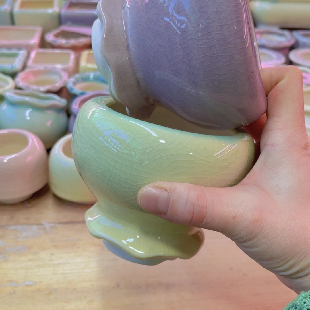 陶瓷花盆当场凑满12包邮