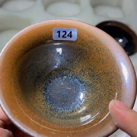 茶盏原矿原釉柴烧建盏
