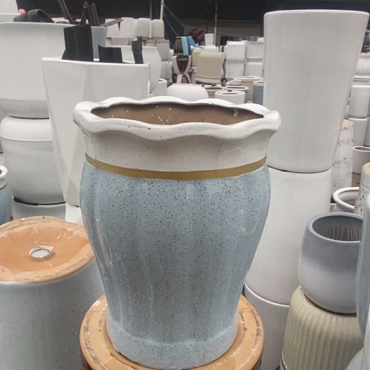 低腰白花口蓝南瓜中号口26/33