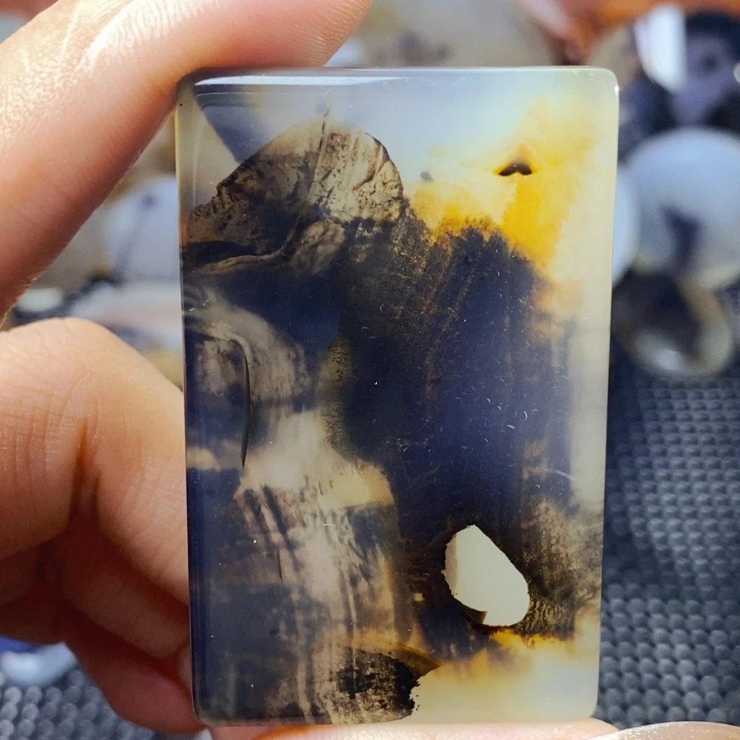 清***来玛瑙/玉髓未镶嵌珠宝半成品