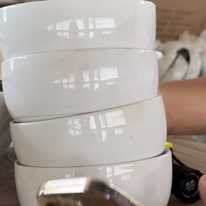 景德镇高温微瑕6寸白胎米饭碗4