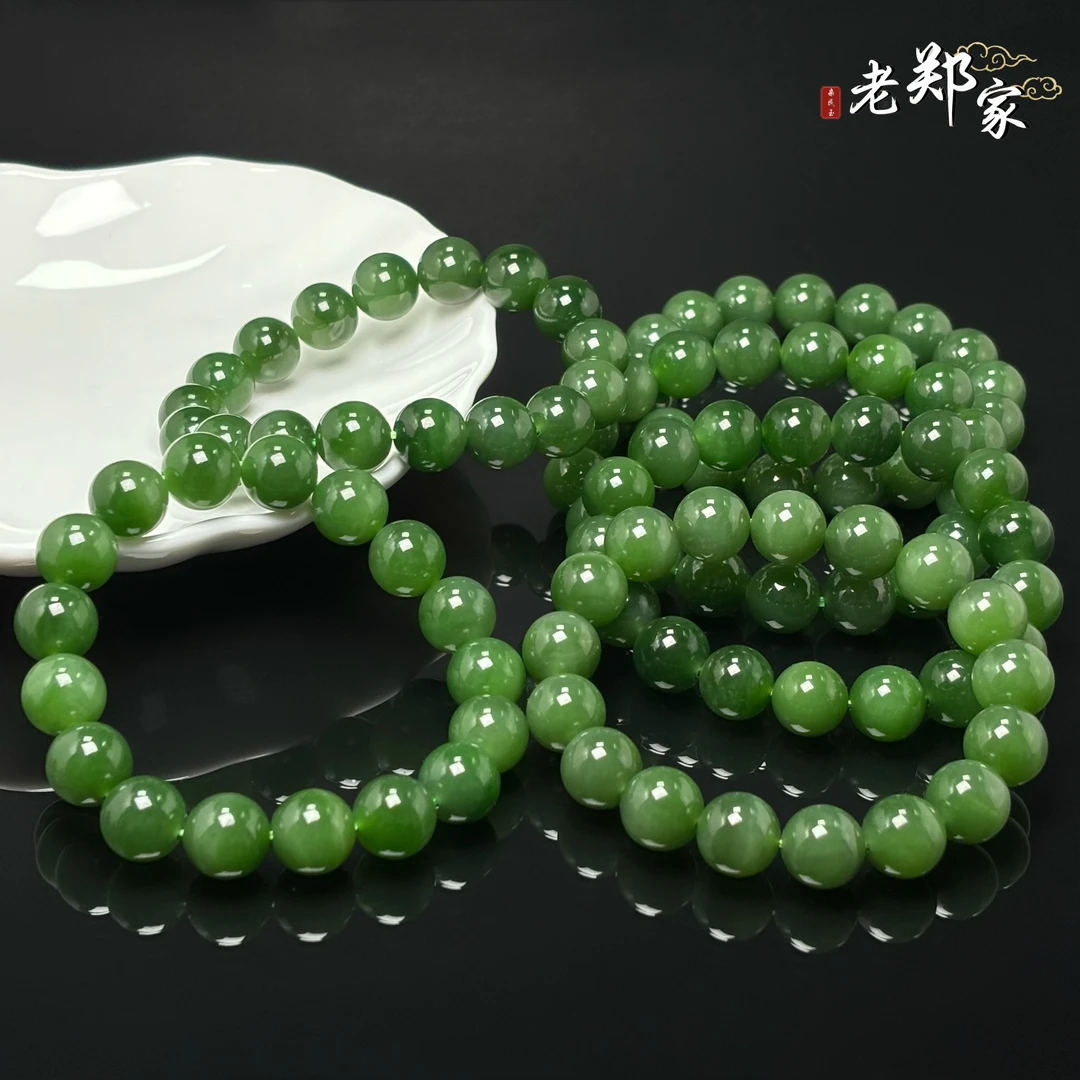 【老郑家】和田玉手串 多样性发一件 约11mm+