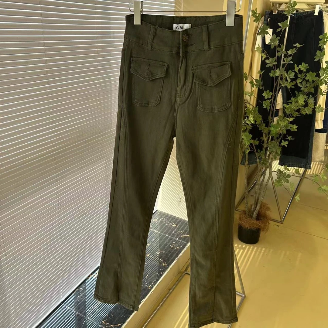 【ARONG阿荣家】裤子05522-绿色-SL