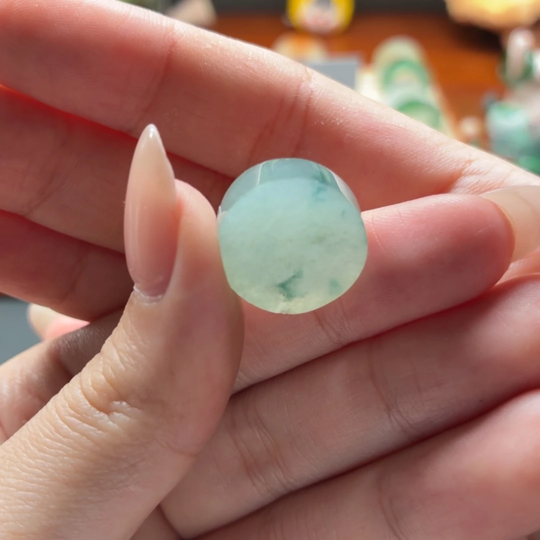 未镶嵌定制翡翠飘花戒指心