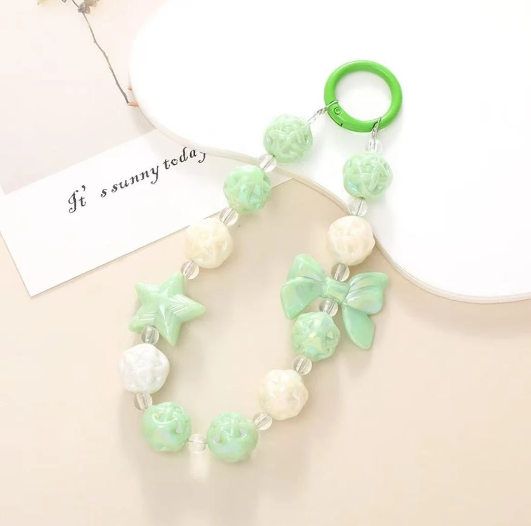 珠挂饰串珠手机链挂绳钥匙扣实用小礼品