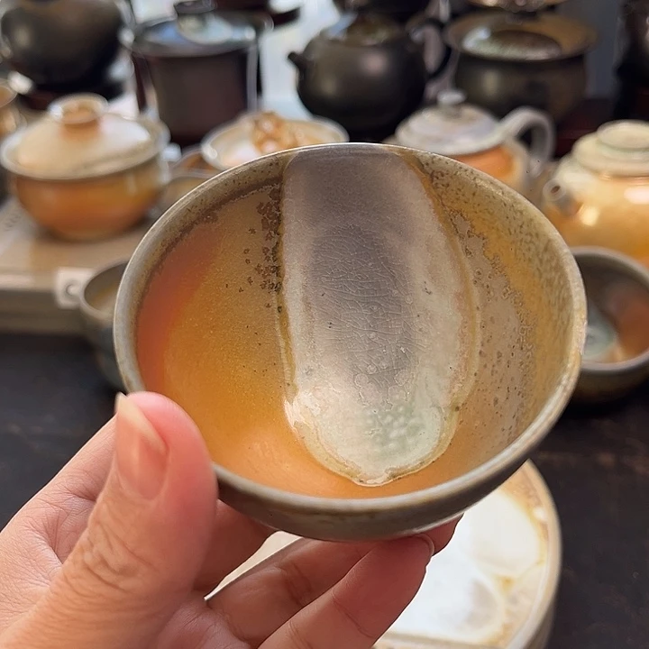 茶盏柴烧茶具柴烧茶具