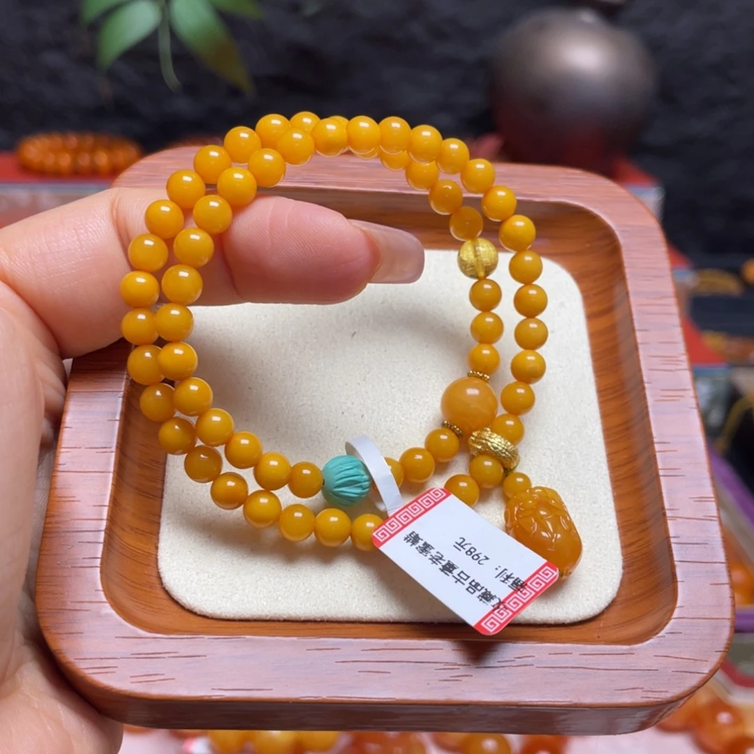 蜜蜡未镶嵌手链手串