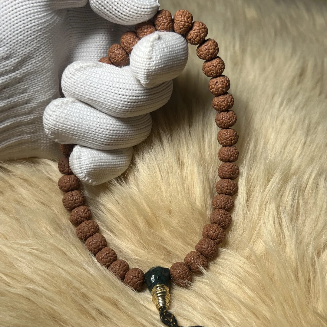 心尘缘国潮文玩手串 精工天然小金刚菩提龙鳞王手持 规格10mm左右