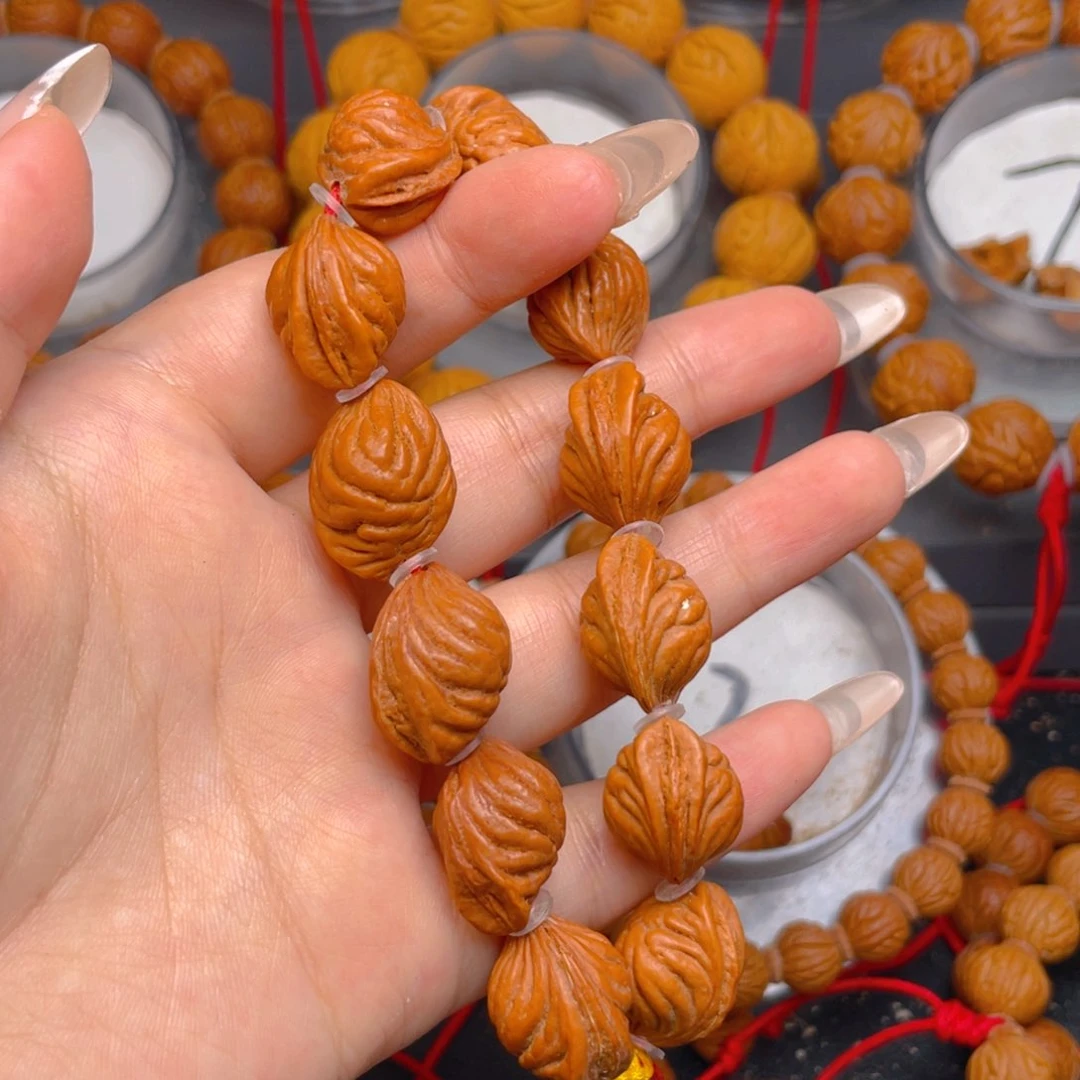 d****桃核吊坠叶叶叶叶