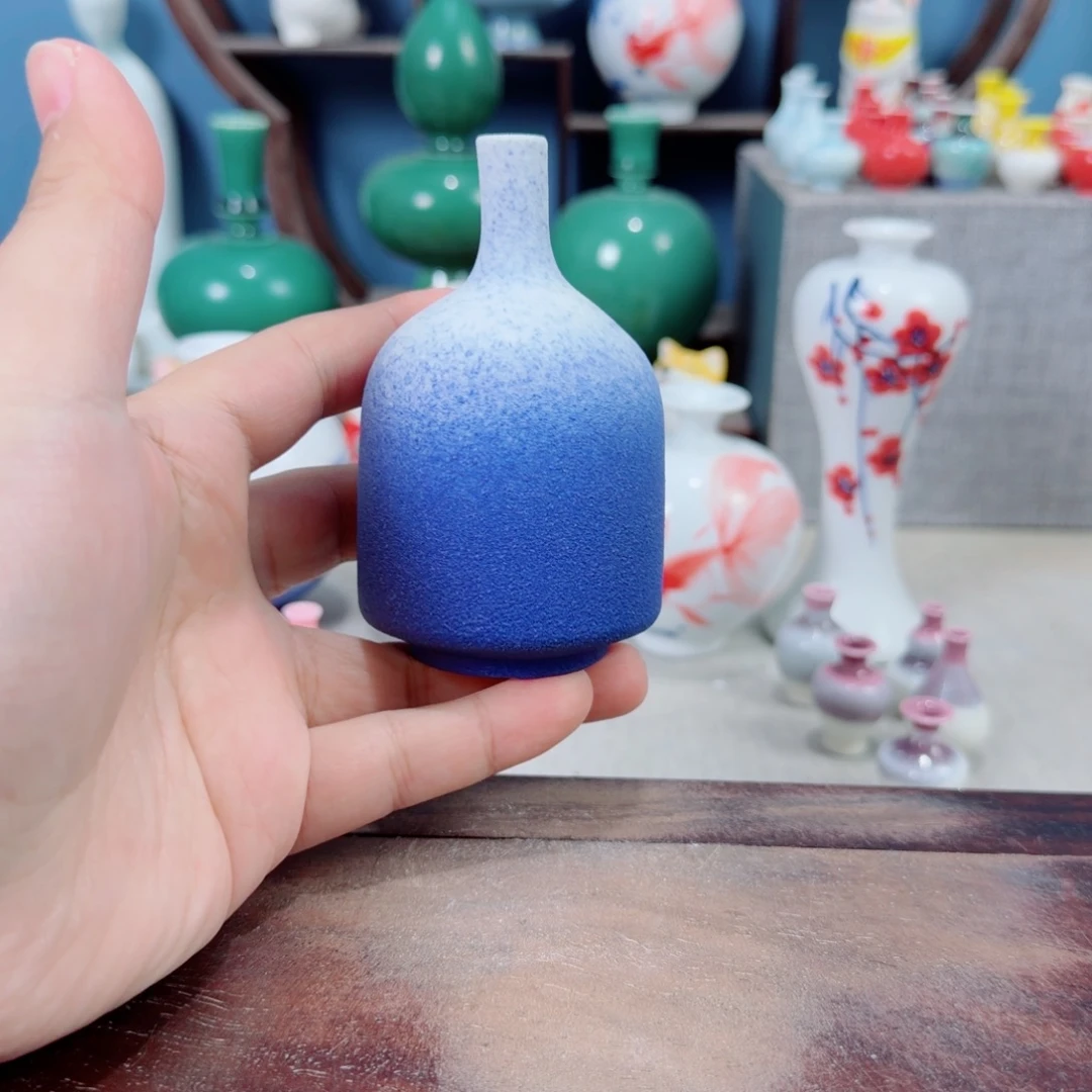 陶瓷手工小花器摆件