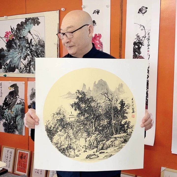 国画张圣敏先生纯手绘作品