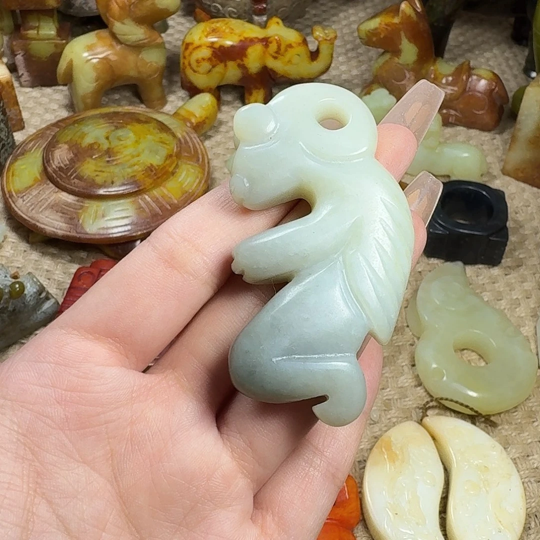 白玉菩提吊坠挂件